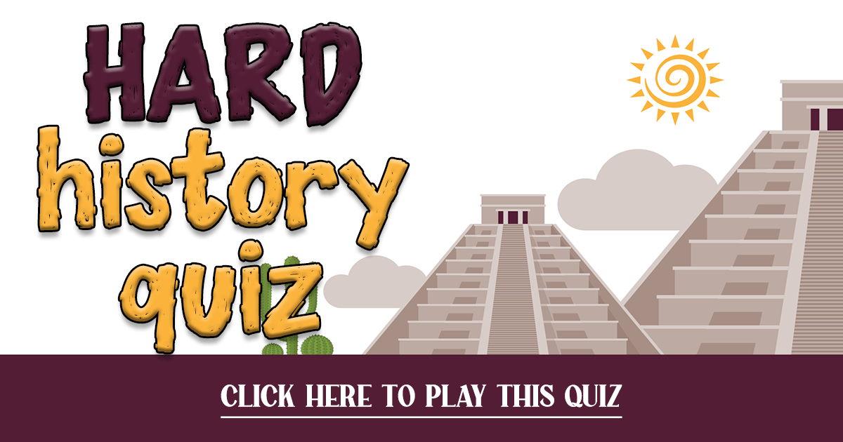 Banner for HARD History Quiz