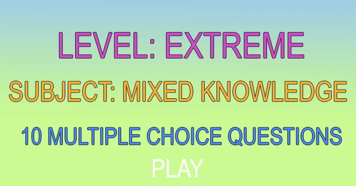 Banner for Can you answer them correctly?