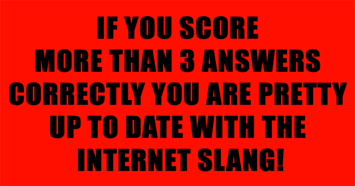 Banner for Are you up to date with the internet slang?