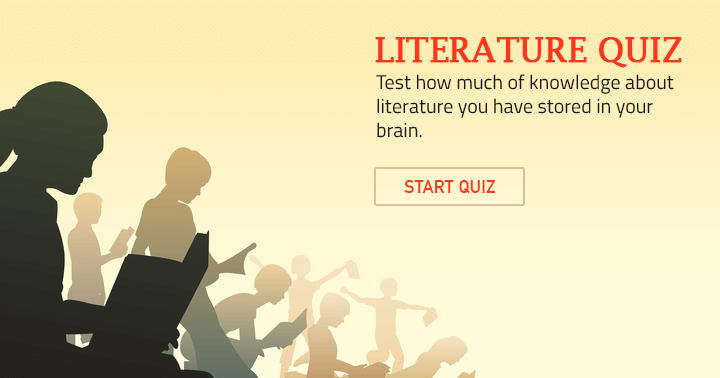 Banner for Do you remember it all? Take the literature quiz.