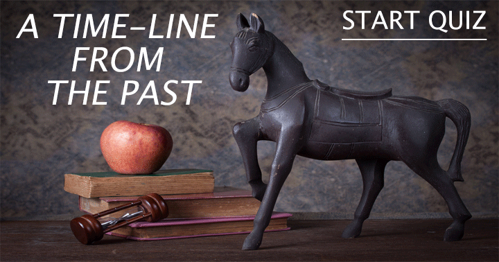 Banner for Do you remember the time- line of the past?