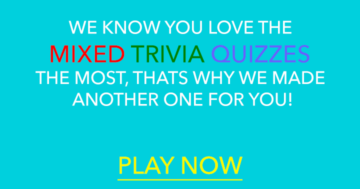 Banner for Mixed Trivia Quiz