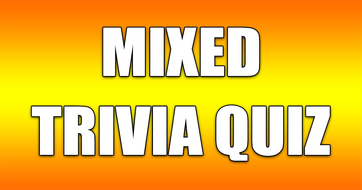 Banner for Mixed Trivia Quiz