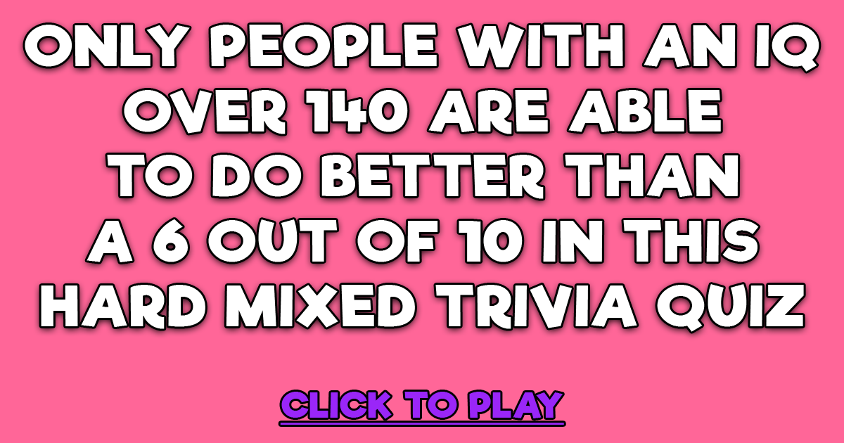 Banner for Mixed Trivia Quiz