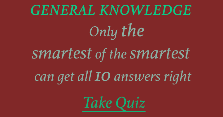 Banner for Are you one of the smartest?