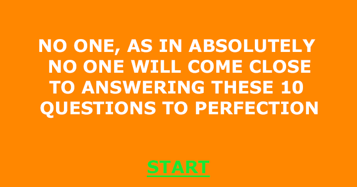 Banner for Only a few people of the thousands who tried got a perfect score