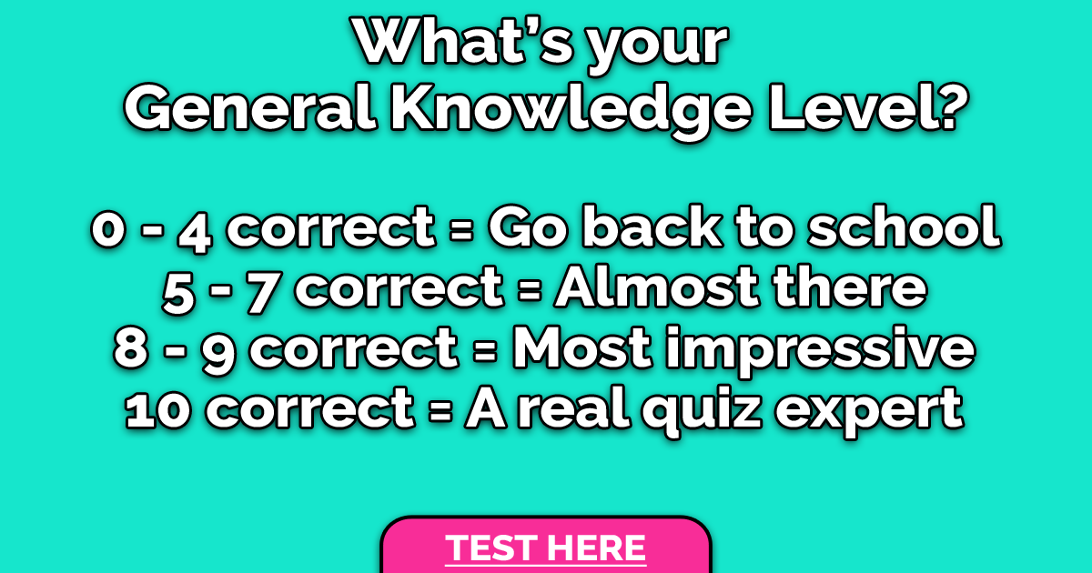 General Knowledge Test
