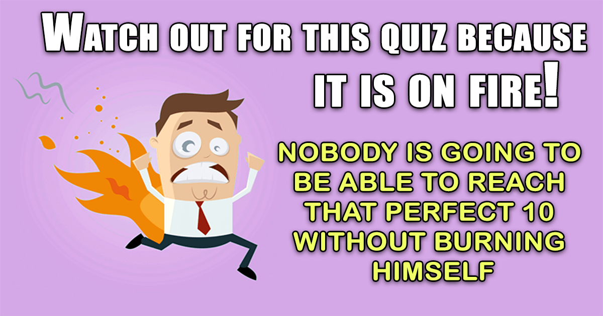 Banner for This Mixed Trivia Quiz is on fire!