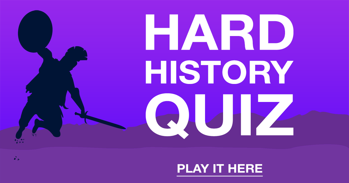 Banner for HARD History Quiz