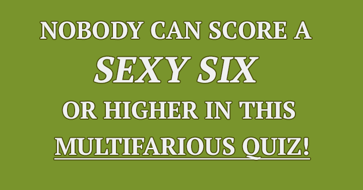 Banner for The six is to sexy for you!