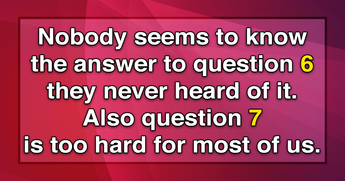 Banner for Hard Trivia Quiz