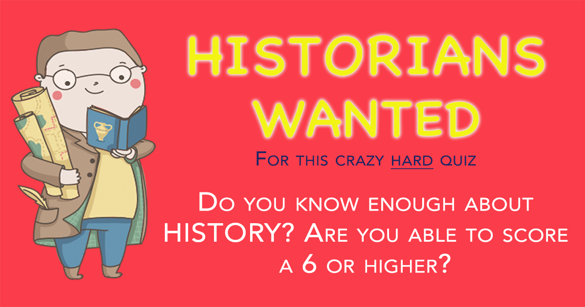 Banner for HARD Quiz for Historians