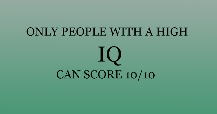 Banner for Do you have a high IQ?