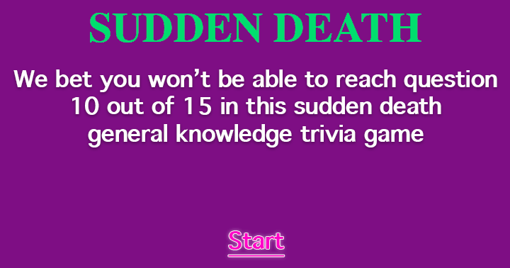 Banner for There is no way you will reach question 10