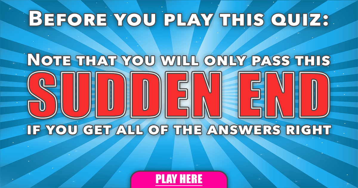 Banner for General Sudden End Quiz