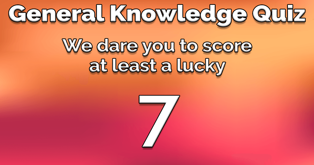 Banner for General Knowledge Quiz