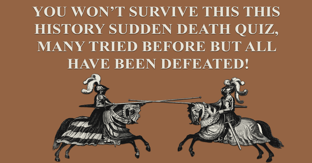 Banner for Sudden Death History Quiz