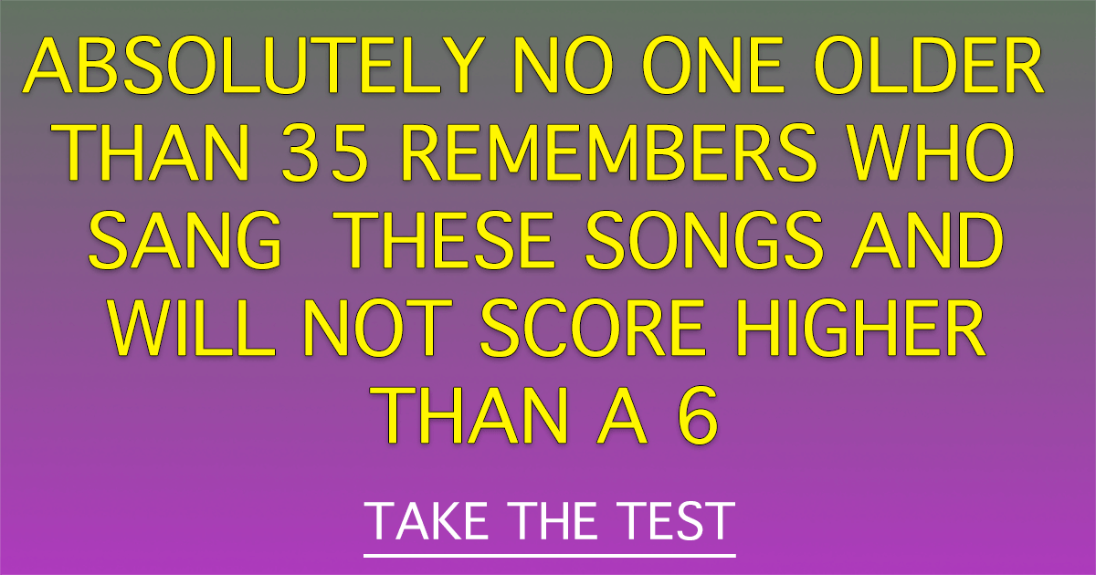 Banner for Who sang these songs?