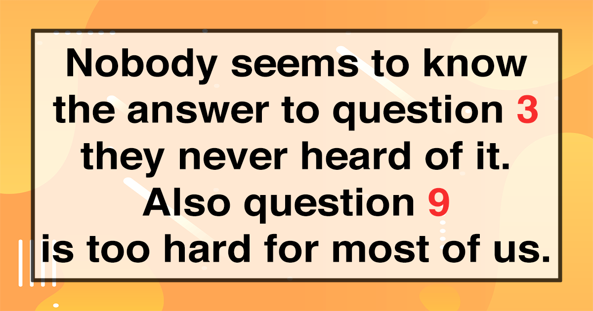 Banner for Challenging Trivia Quiz