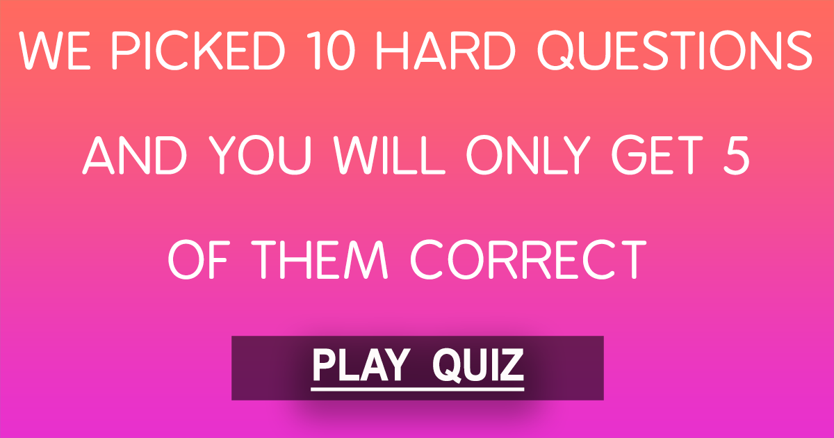 Banner for 10 Hard Trivia Questions