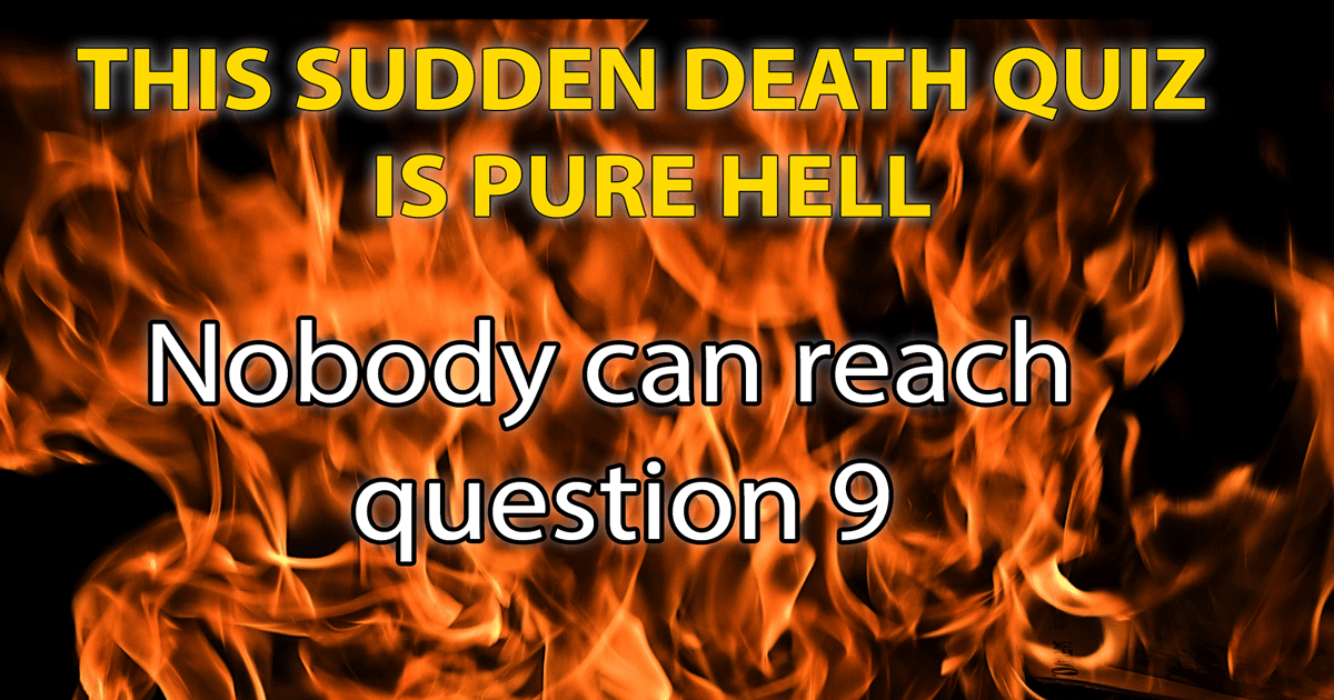 Banner for Sudden Death Quiz