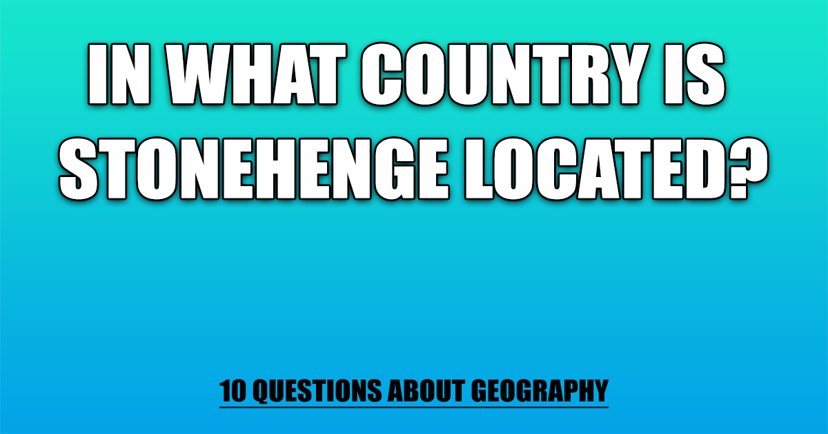 Banner for Geography Quiz