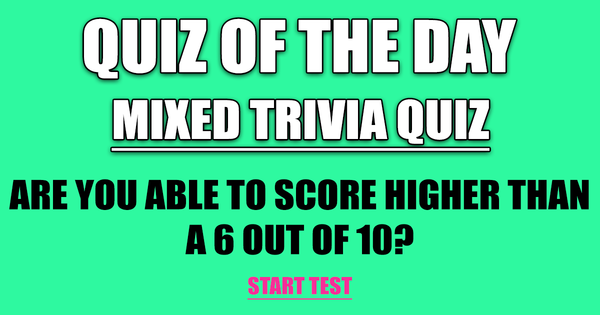 Banner for Mixed Trivia Quiz