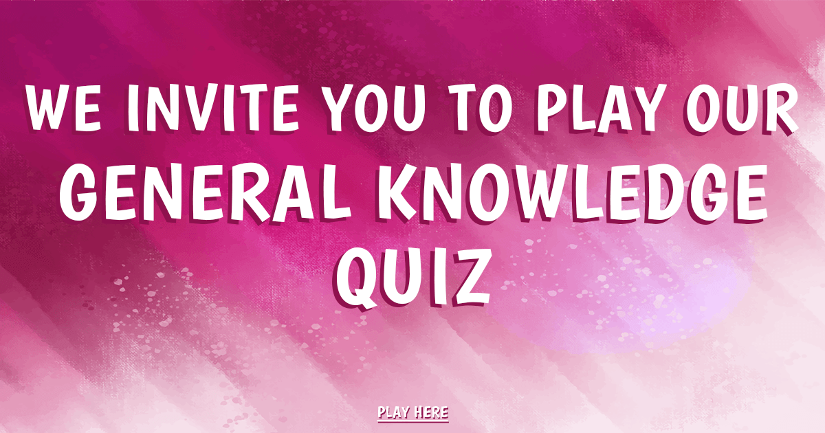 Banner for General Knowledge Quiz