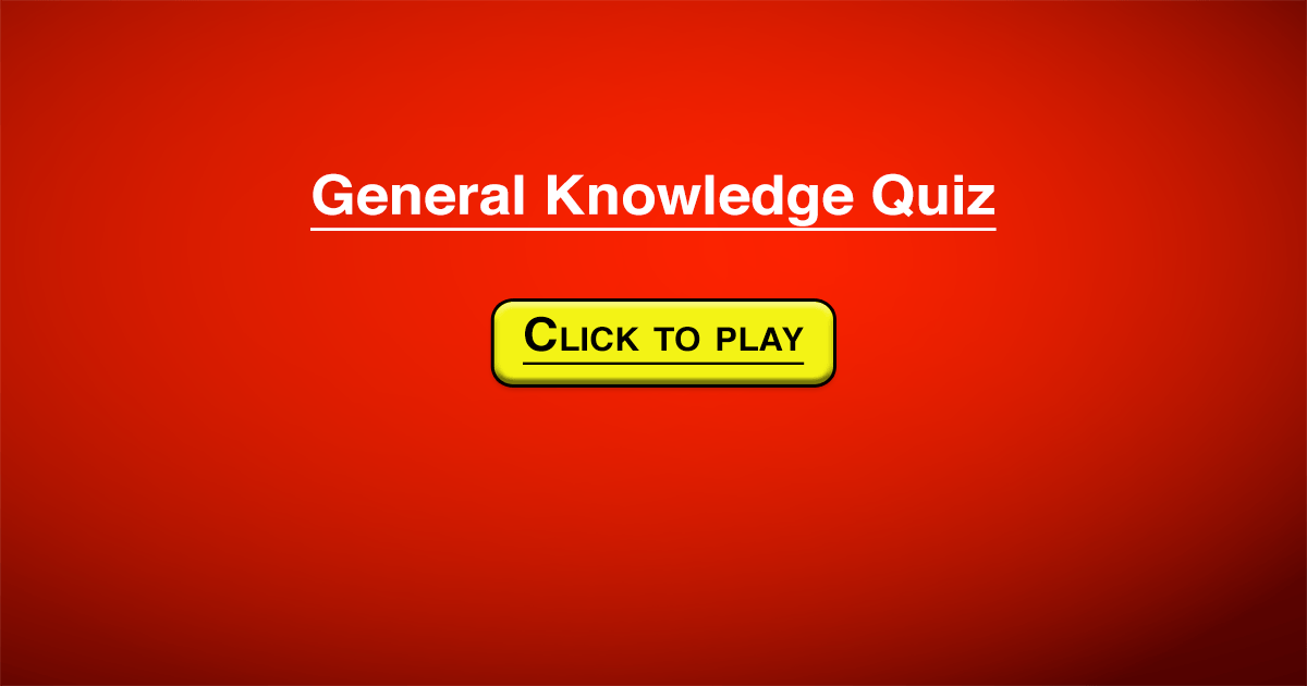 Banner for General Knowledge Quiz