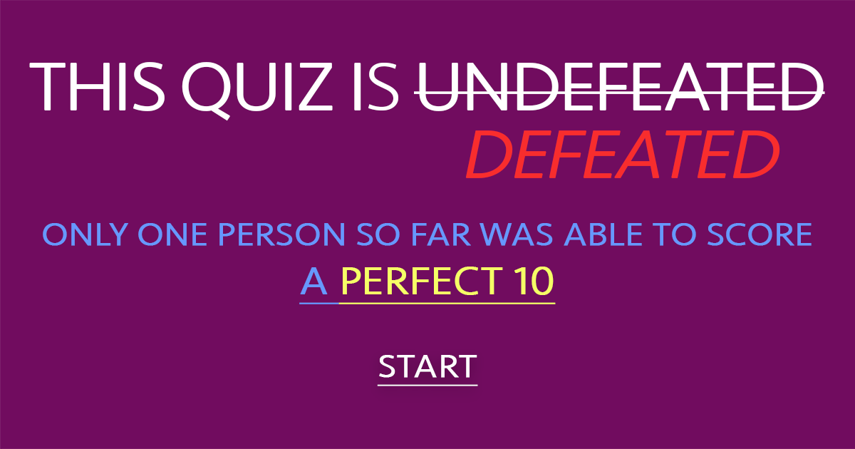 Banner for Unbeatable Knowledge Quiz