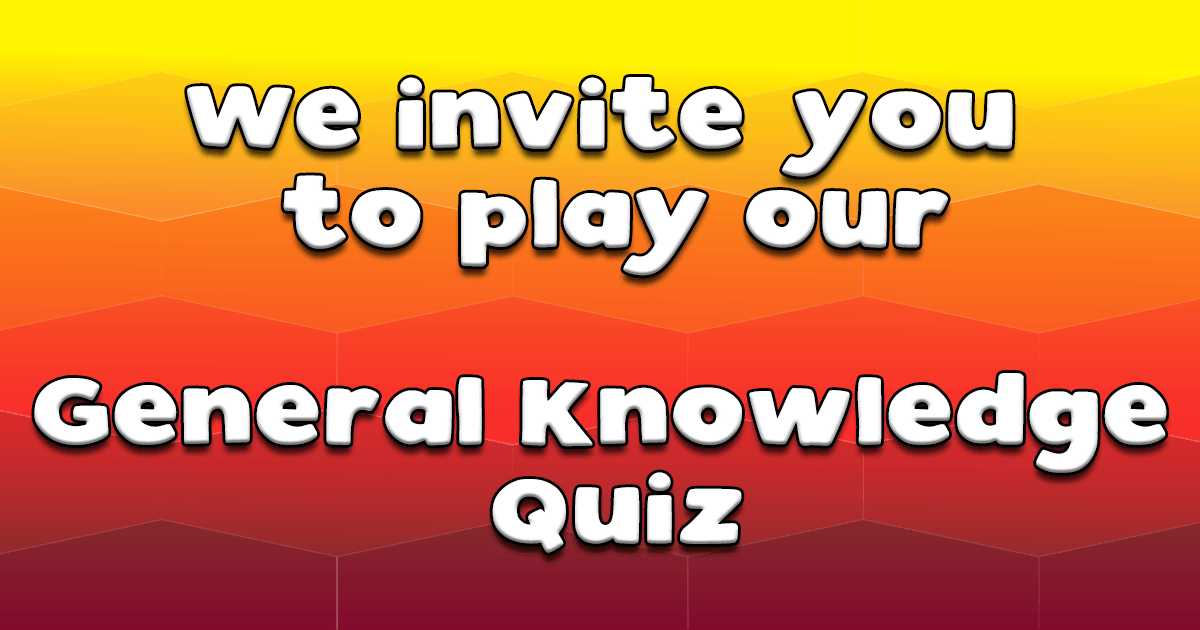Banner for General Knowledge Quiz