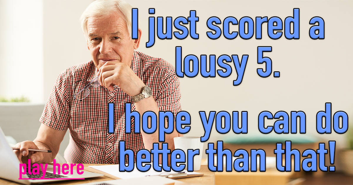 Banner for Challenging Knowledge Quiz