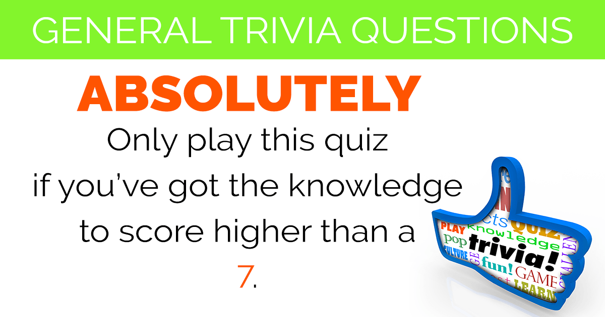 Banner for General Trivia Questions