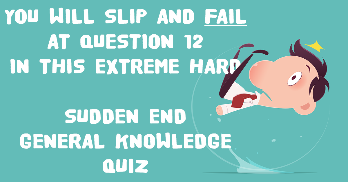 Banner for Sudden End General Knowledge Quiz