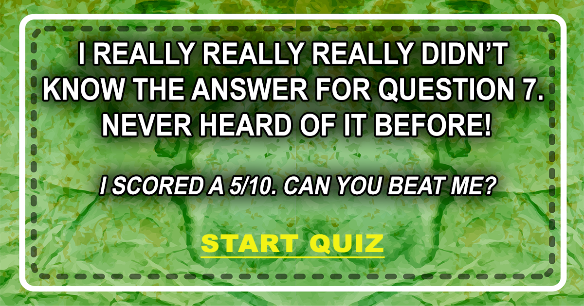 Banner for Have you ever heard of this question?