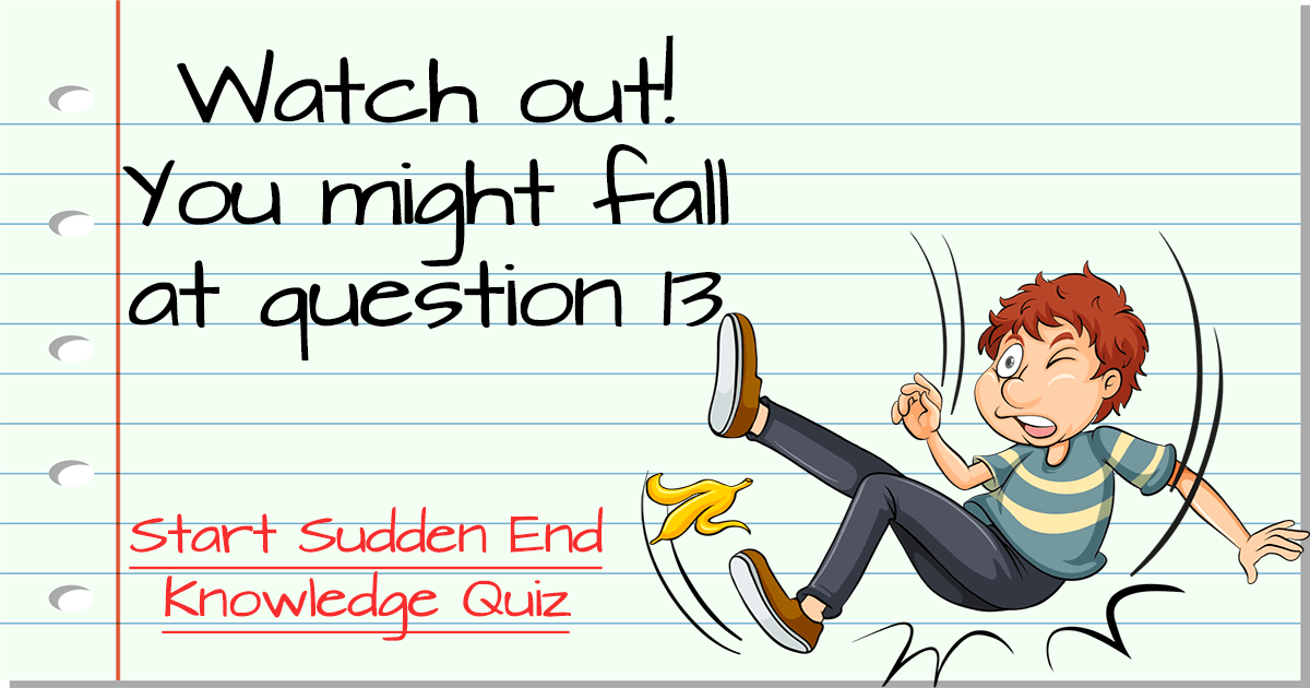 Banner for Sudden End Knowledge Quiz