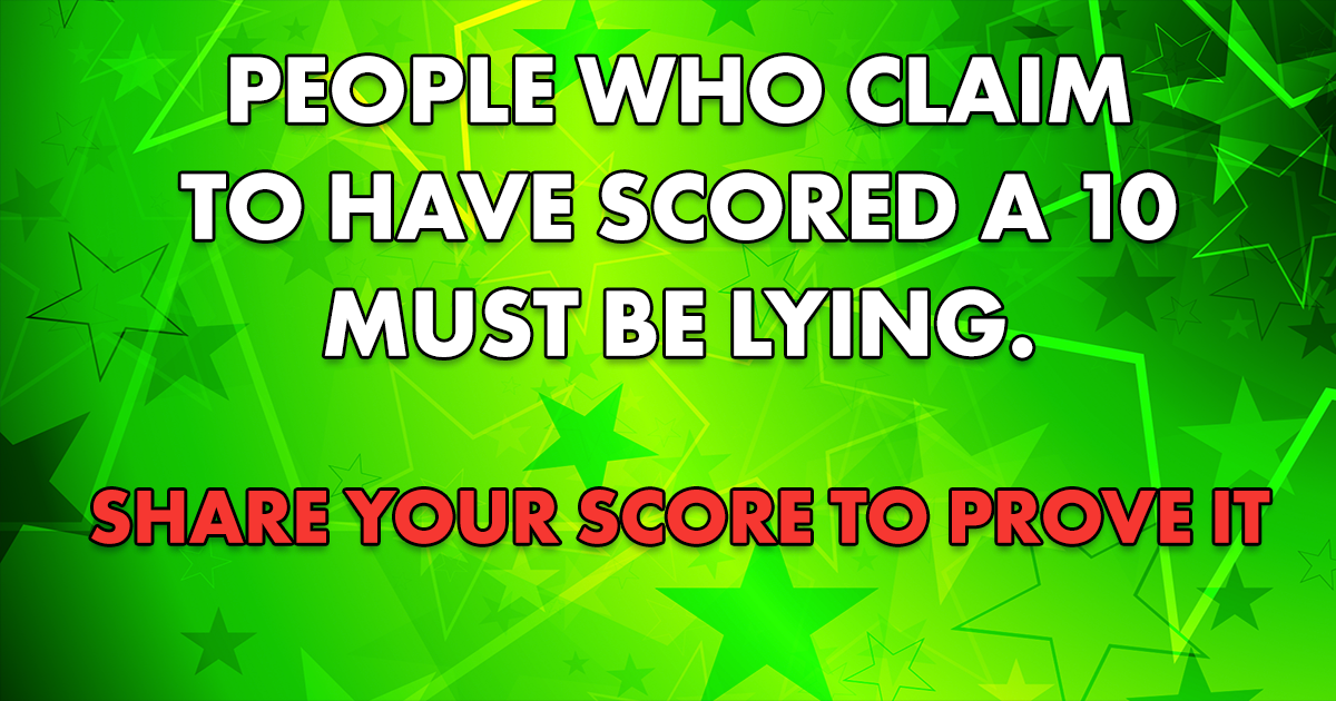 Banner for Prove you're not lying by sharing your results!