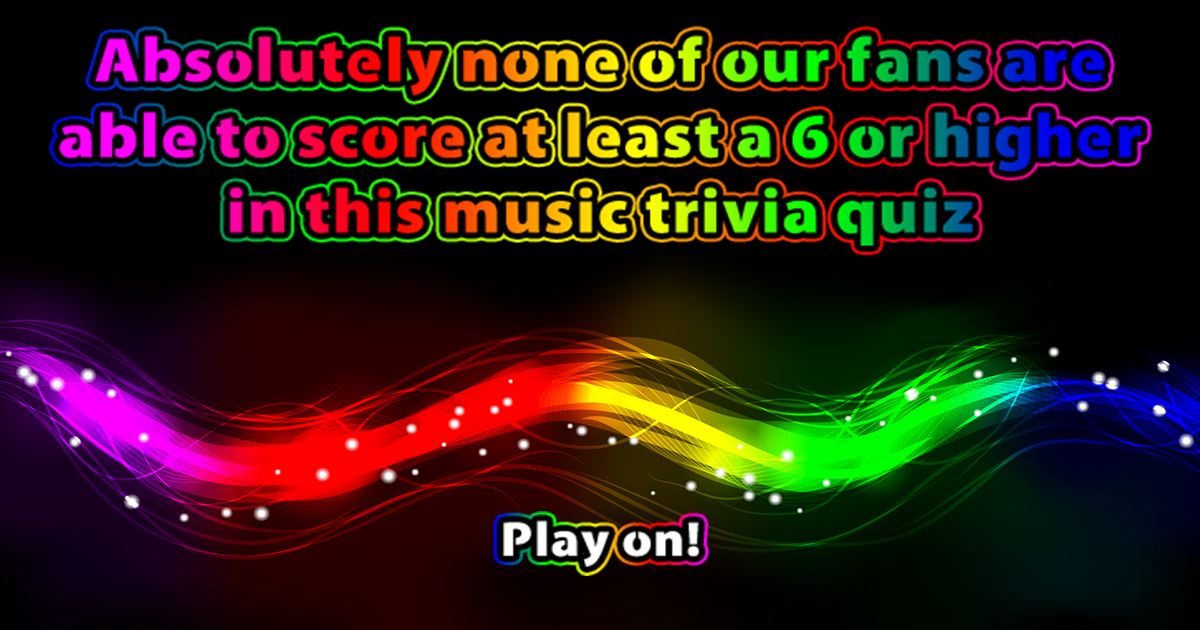 Banner for Did you score higher than a 6? Let us know!