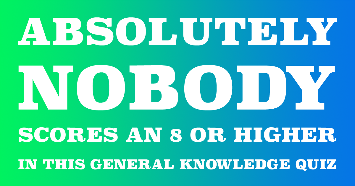 Banner for General Knowledge Quiz