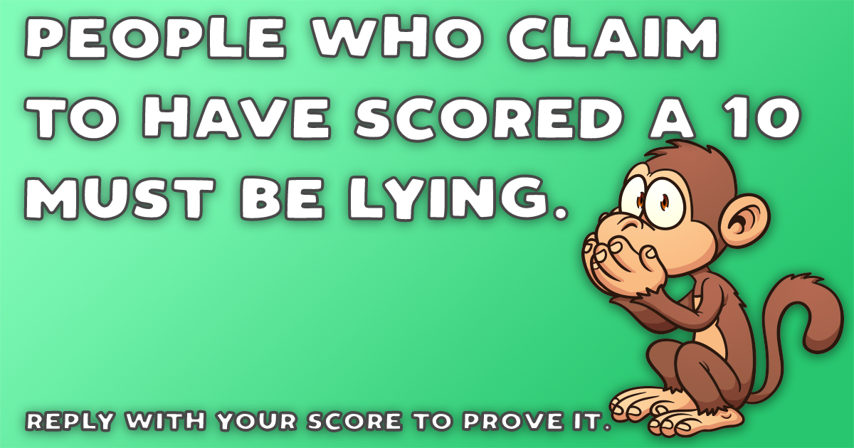Banner for Are you smart enough to score a solid 10?