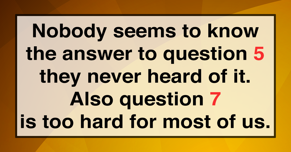 Banner for Challenging Trivia Quiz