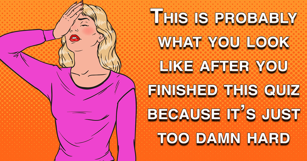 Banner for This quiz is just too damn hard