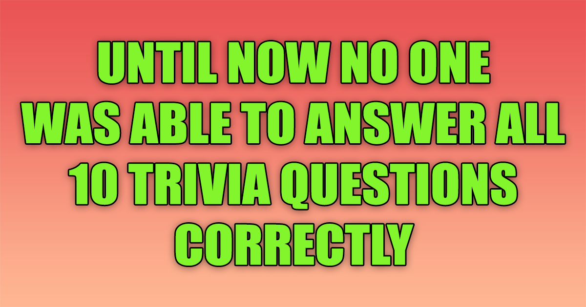 Banner for Can you answer all questions correctly?