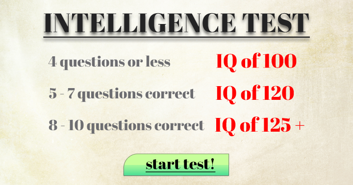 Banner for How well do you score in this IQ test?