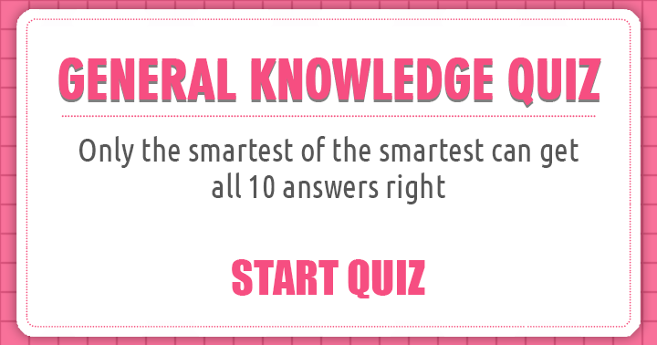 Banner for Only the smartest of the smartest can get all answers right