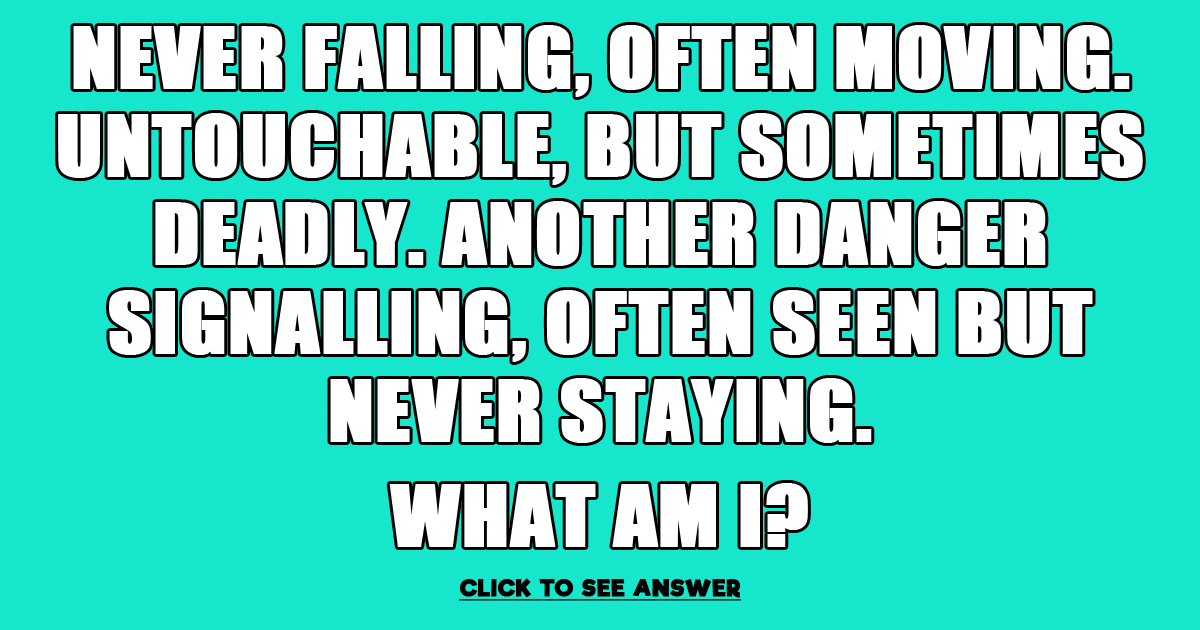 Banner for Do you know the answer to this riddle?