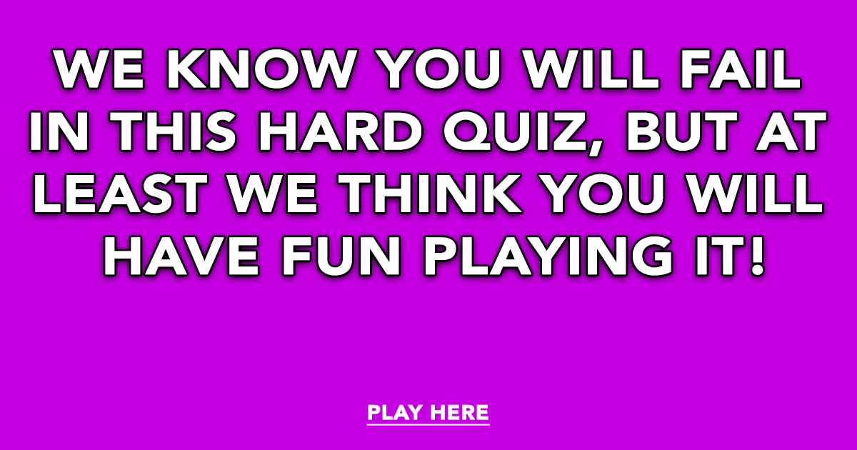 Banner for Hard Trivia Quiz