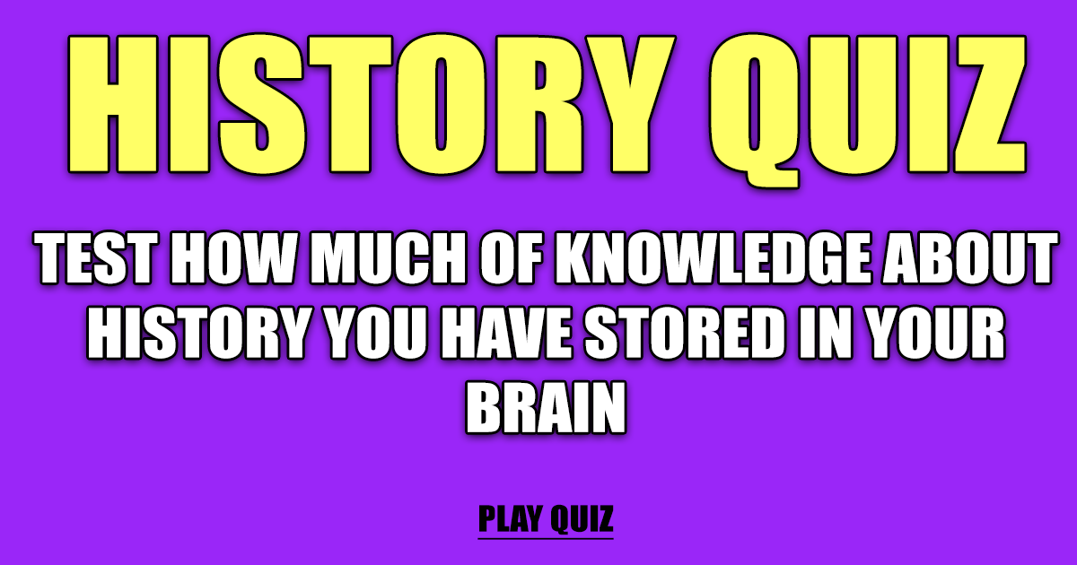 Banner for History Quiz