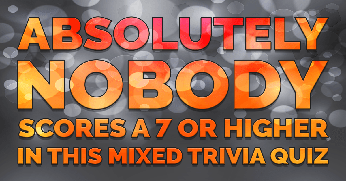 Banner for Mixed Trivia Quiz