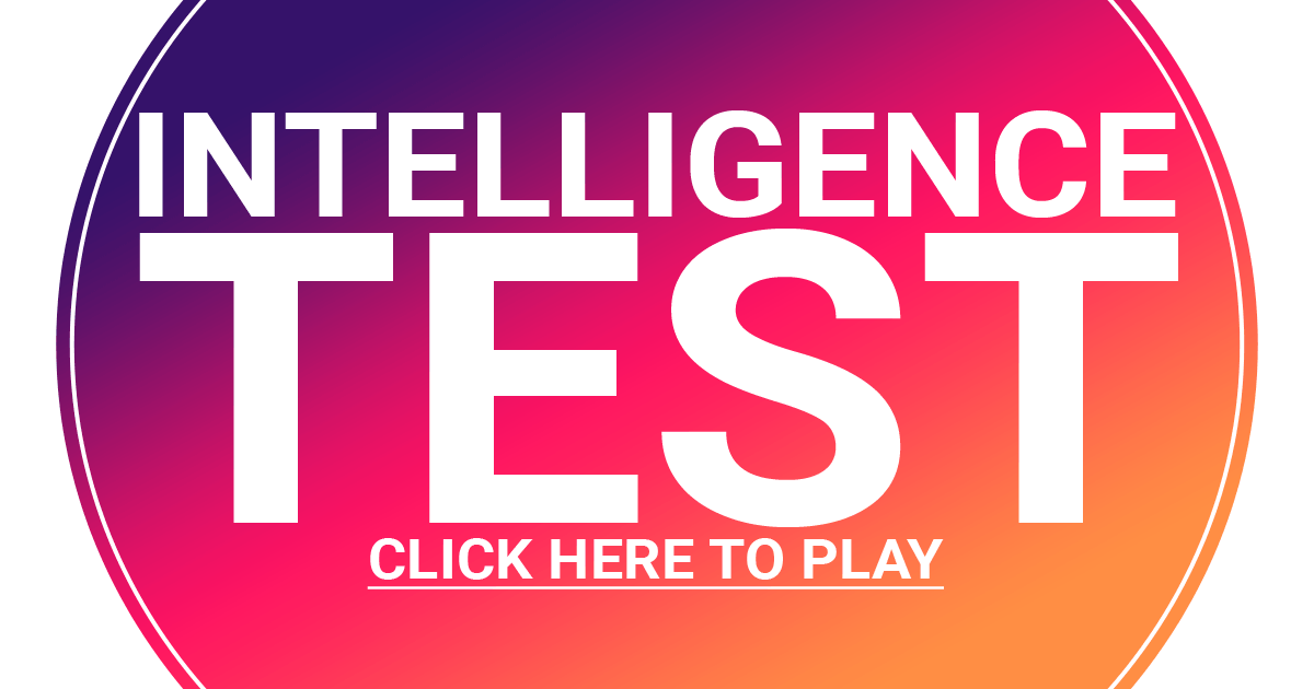 Banner for Intelligence Test